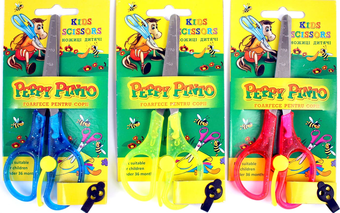 Ножиці дитячі Пегашка/Peppy Pinto 13см з пружиною (12) (360) 105/KS105B/KS115B/1155