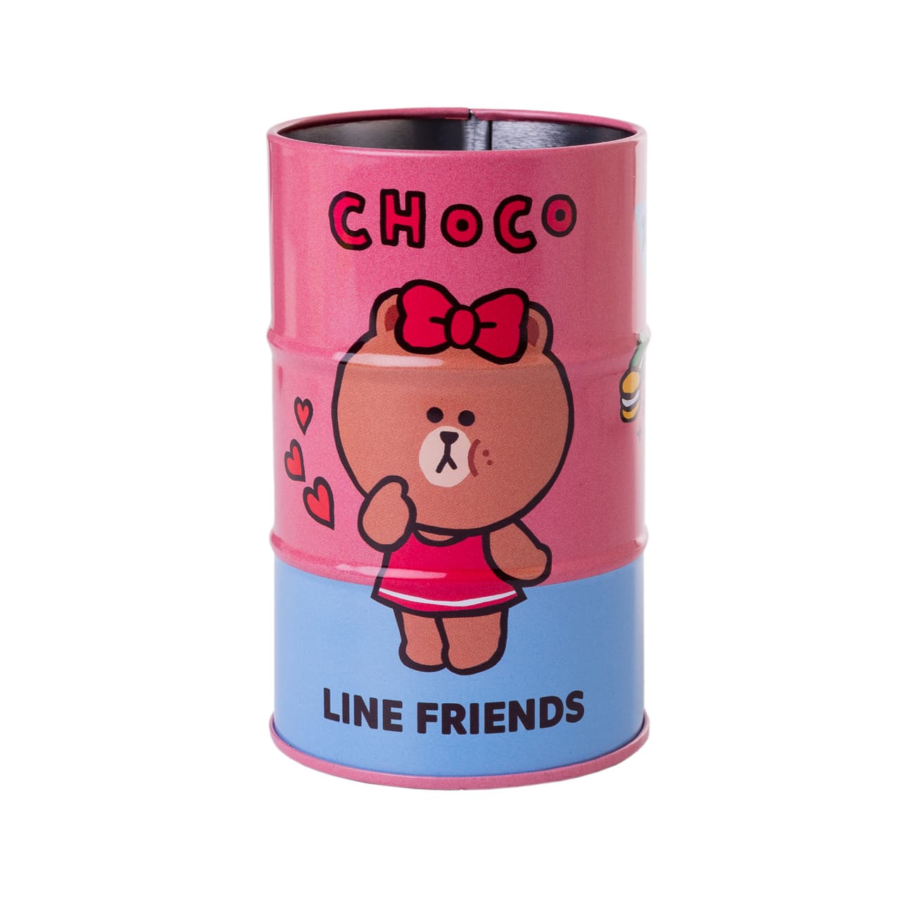 Стакан-подставка метал. "Yes" №708098 "Line friends" бочка(50)