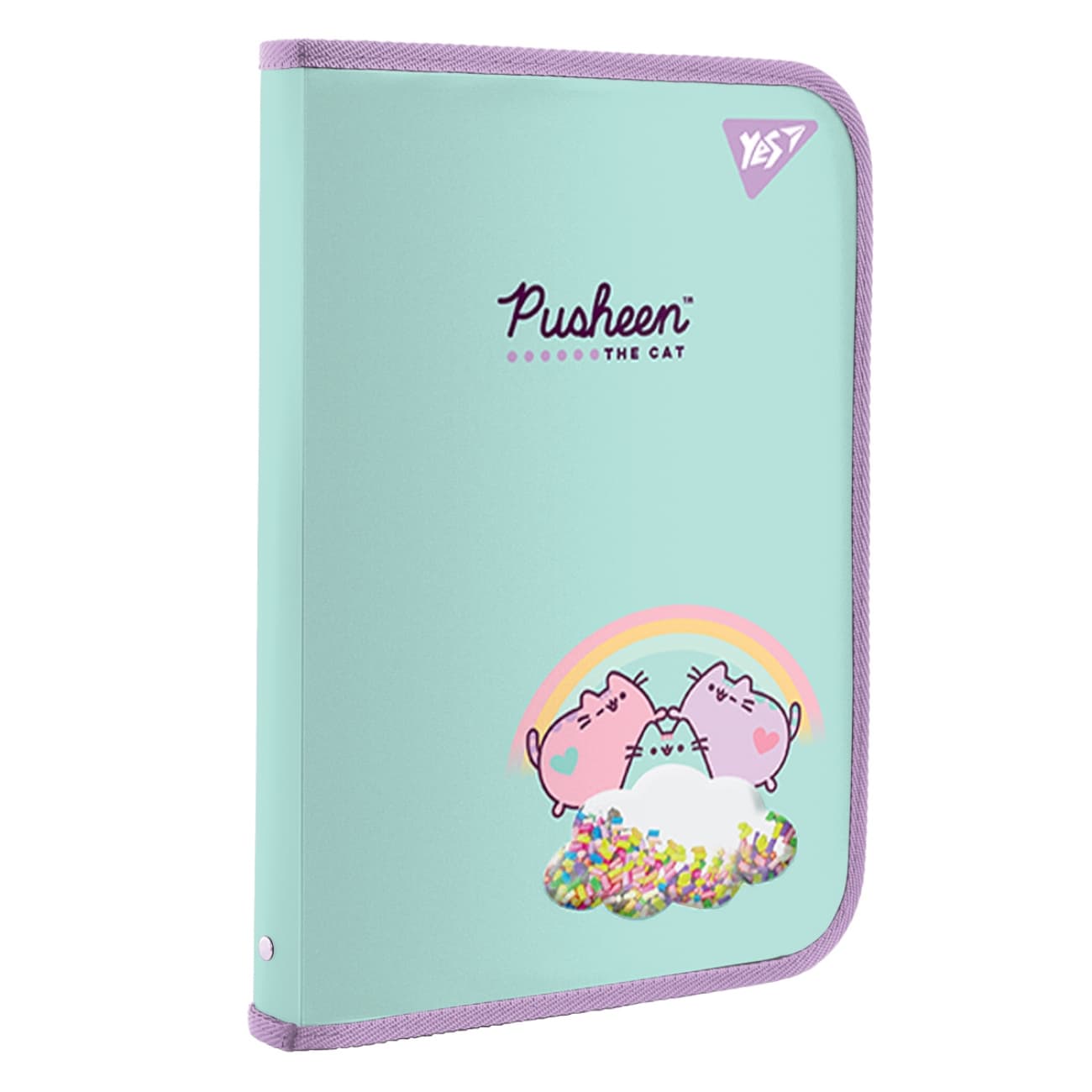 Папка "Yes" А4 №491559 "Pusheen" з бабл,пласт. на блиск.(1)(48)