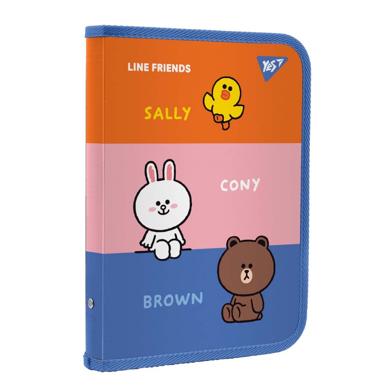Папка для зош. В5 "Yes" №492155 "Line Friends" на блиск. пласт.(12)(96)
