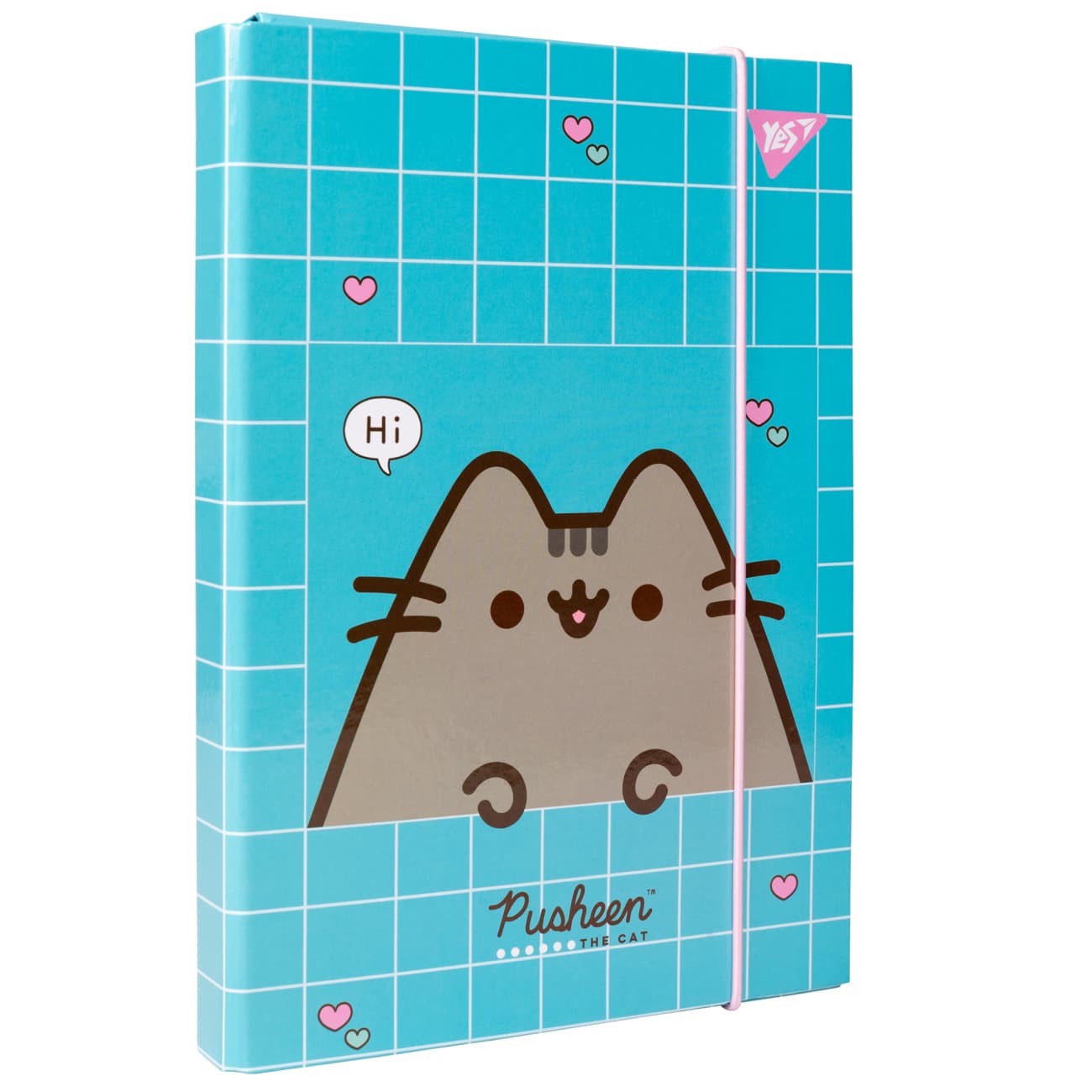 Папка для зош. В5 "Yes" №500239 "Pusheen" на рез. картон(12)