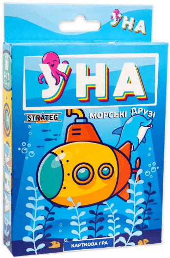 Игра "УНА морские друзья" укр.,в кор-ке №30449/Strateg/(62)