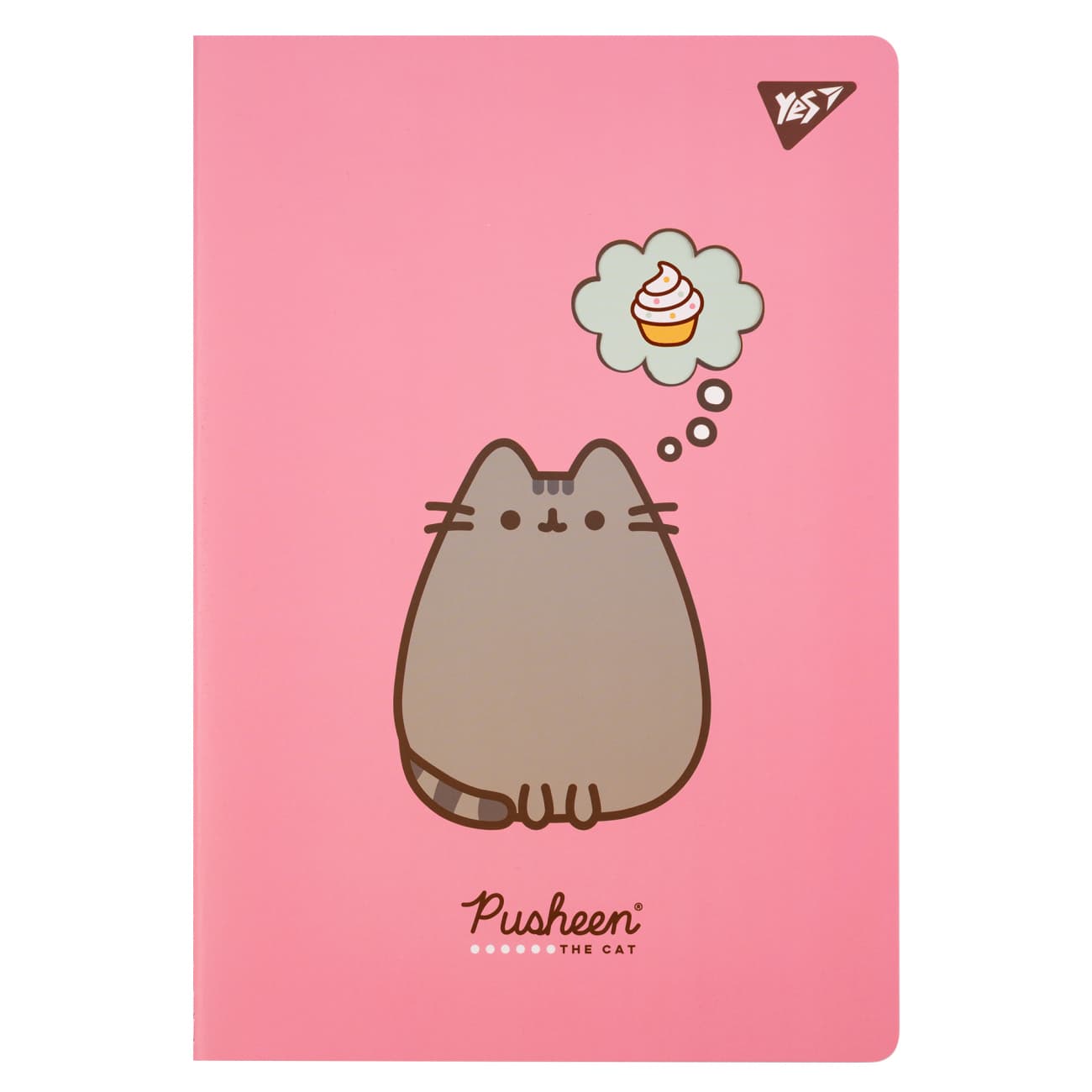 Тетрадь А4 40л. клет. с высечкой "Pusheen" №681856/Yes/(1)(20)(40)