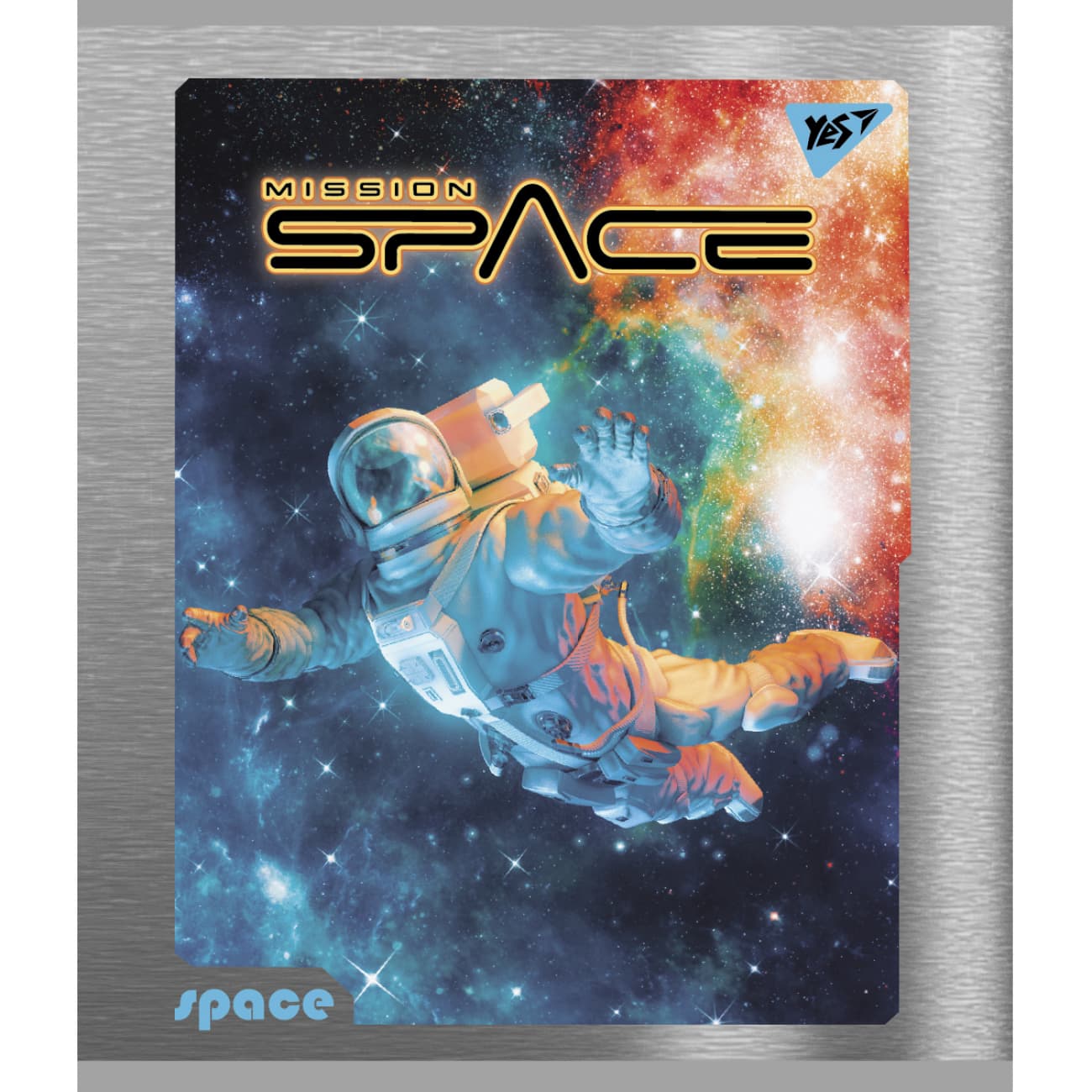 Зошит А5 YES 48арк. лін. мат. ВДЛ+ УФ-виб+мікроембосінг "Space" №766882(5)(100)