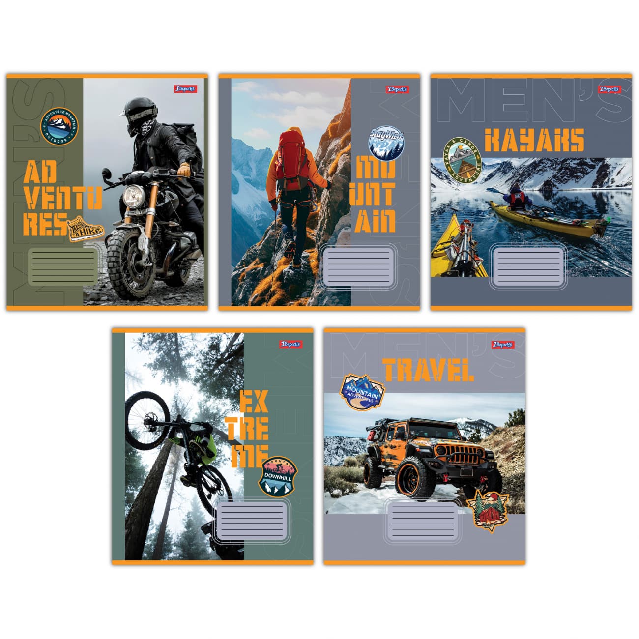 Тетрадь 36л. клет. 1В Mens hobby №767327(15)(240)