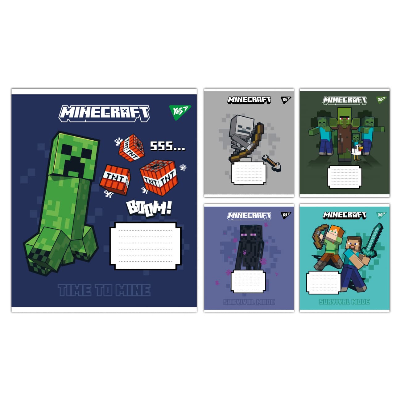 Тетрадь 24л. лин. Yes Minecraft Signs №767562(20)(320)