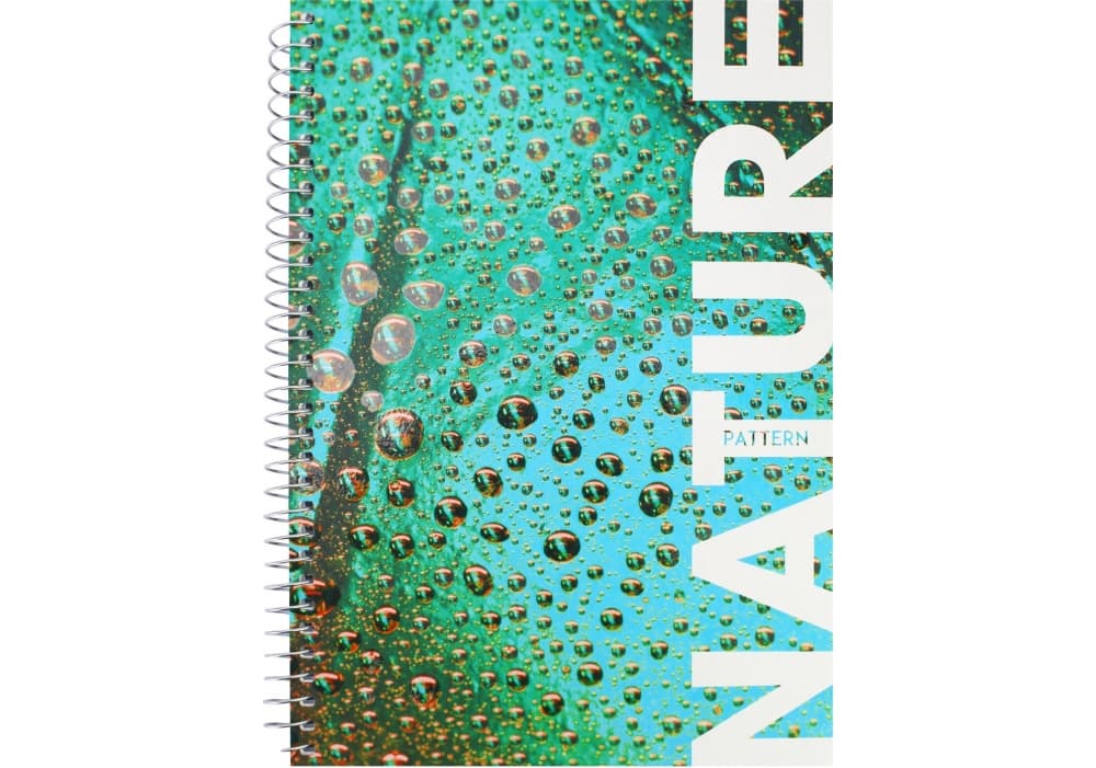 Блокнот пруж. бок. А5 80арк. кліт. карт. "Optima" Nature №O20332-06(5)(50)