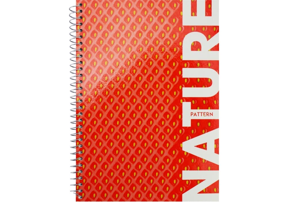 Блокнот пруж. бок. А5 80арк. кліт. карт. "Optima" Nature №O20332-05(5)(50)