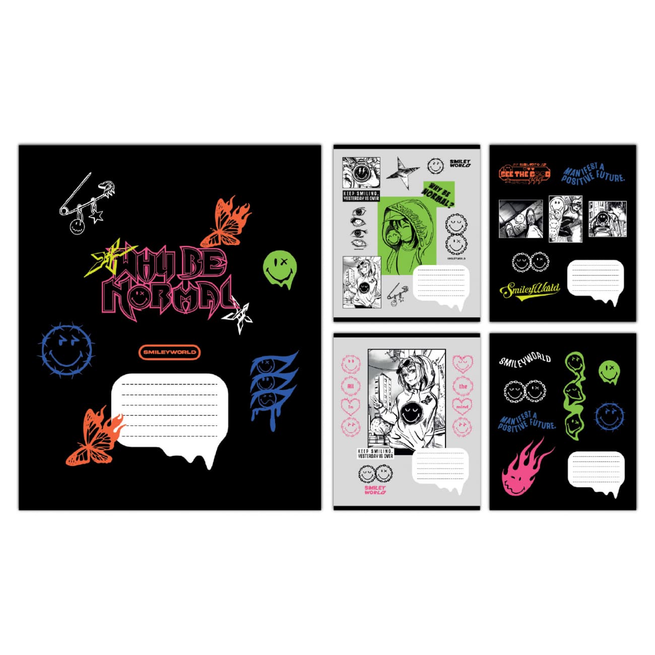 Тетрадь 60л. клет. YES Smiley World Anime №767656(10)(160)