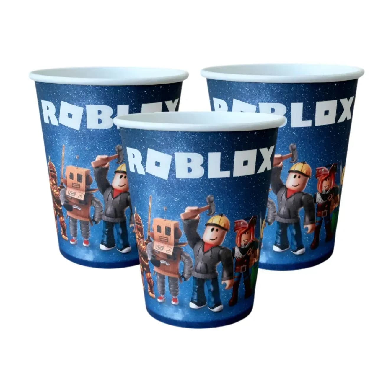 Стакан паперовий "Роблокс Roblox- зоряне небо"