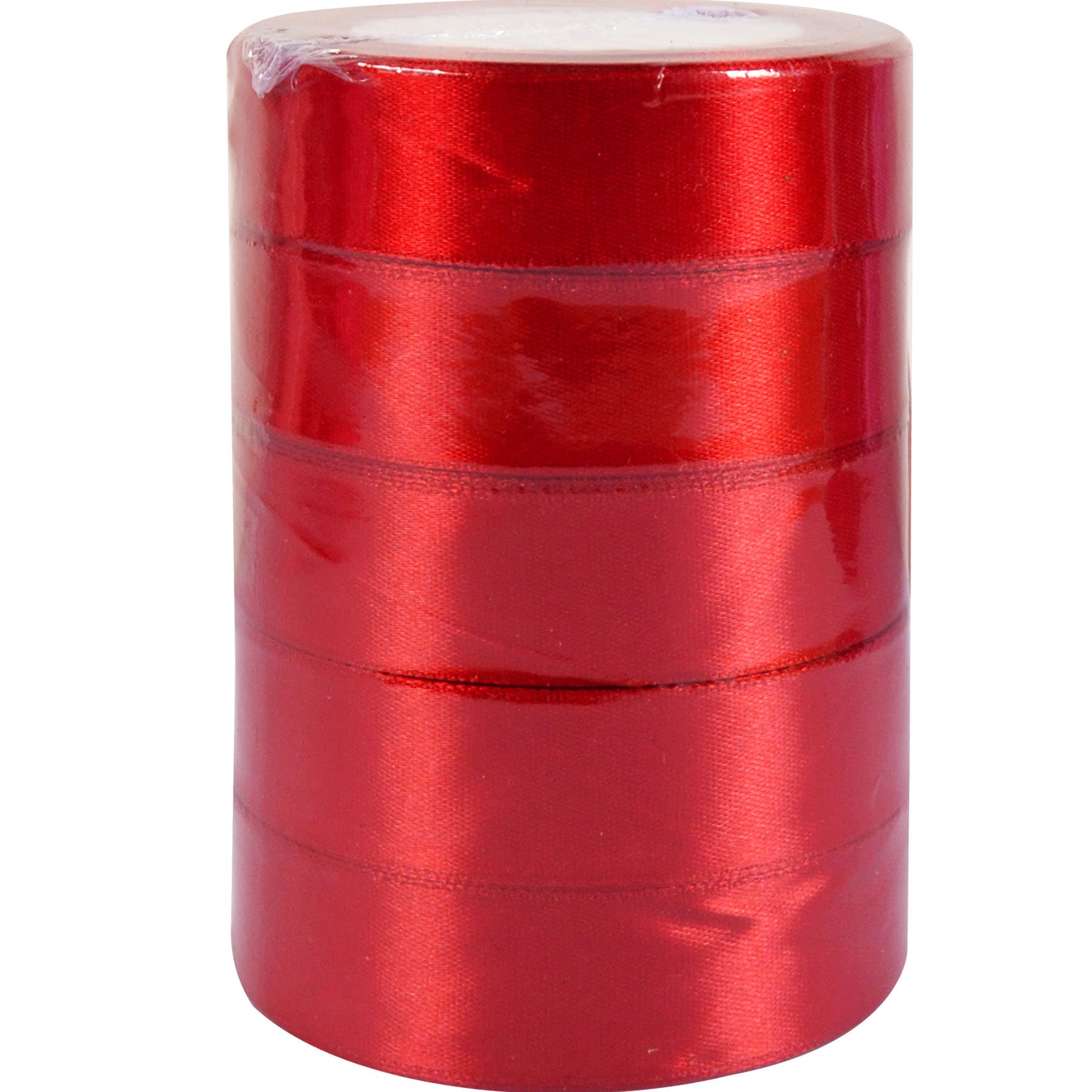 Лента атлас 2,5см/22м красная № 2523A133F