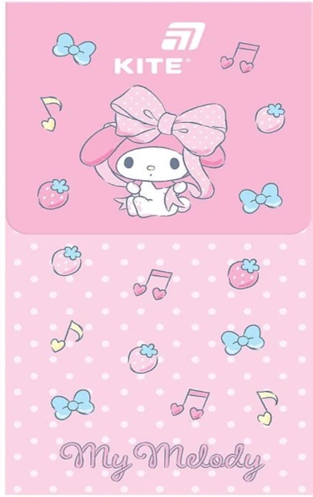 Блокнот А5 60арк. кліт. тв. обкл. на магніті "My Melody" №HK26-092-2/Kite/