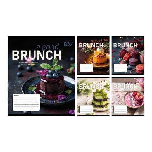 Зошит 18арк. кліт. YES Brunch №769098