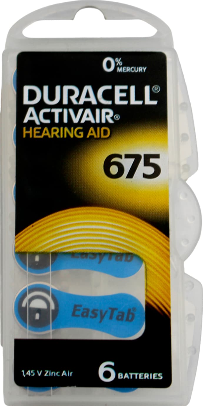 Батарейка Duracell Zinc Air HA675 6bl(6)(60)