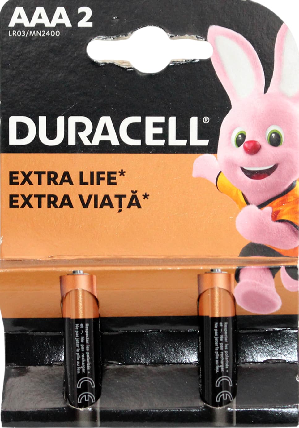Батарейки Duracell LR-03 / блистер 2 шт (10)