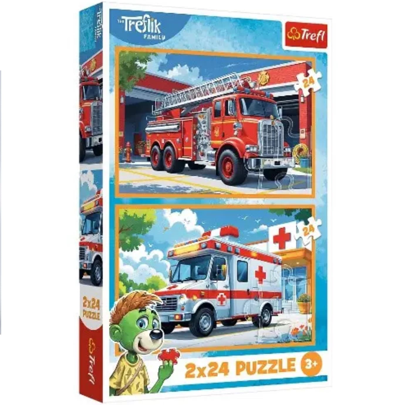 Пазли Trefl 2х24ел. KAZSTUDIO Машини рятувальників №34447(12)