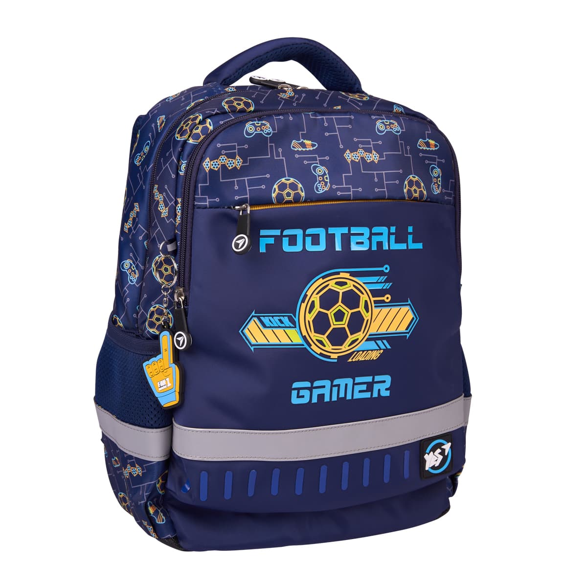 Рюкзак "Yes" S-52 Р-25 Ergo Football Gamer 2від.,4карм. №559891(10)