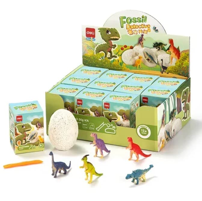 Гра "Розкопки" яйце Dino 12видів №EH764/Deli/
