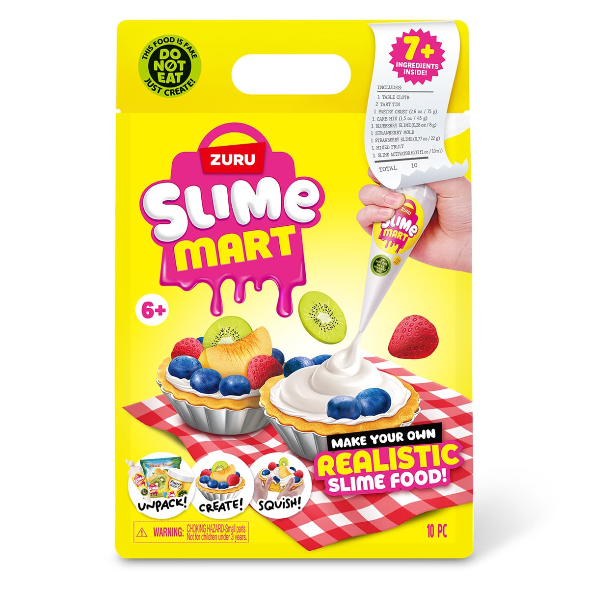Игровой набор "Slime Mart" серии Shopping Bag - Фруктовый тарт №15901E/КиддиСвит/