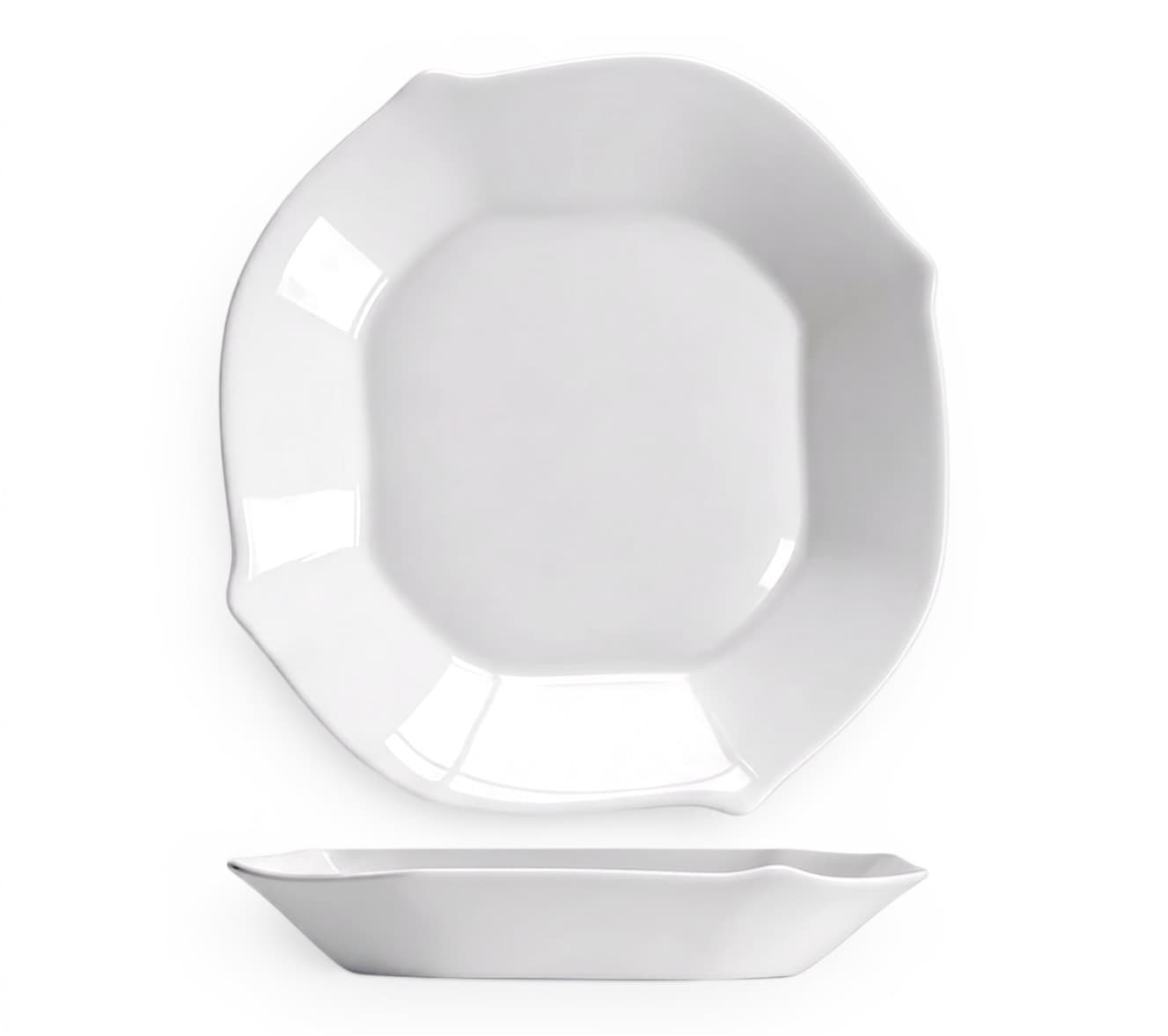 Тарелка суповая керам. 8,5" белая №30151-00/S&T/(6)(72)