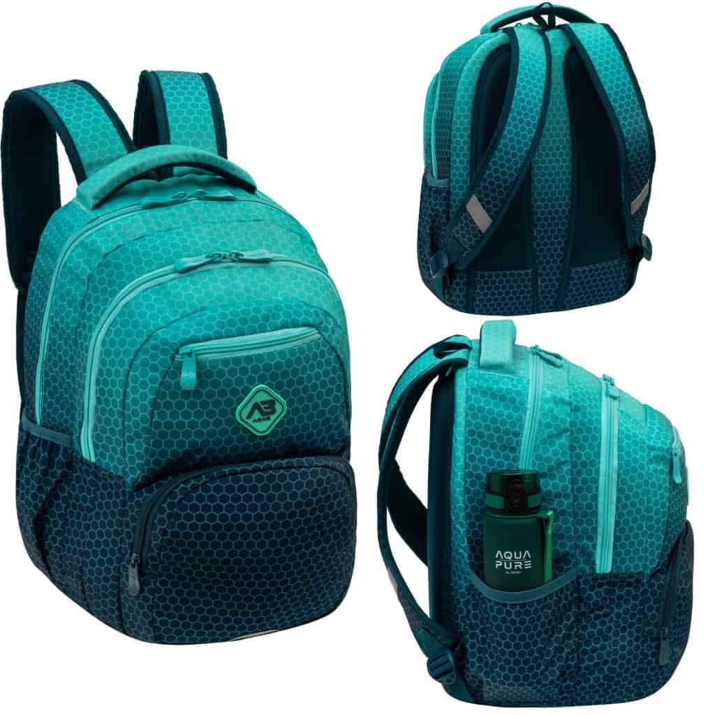 Рюкзак "ABAG HEXAGON" LAGOON OMBRE 3від. 3карм. №AB200/502026038