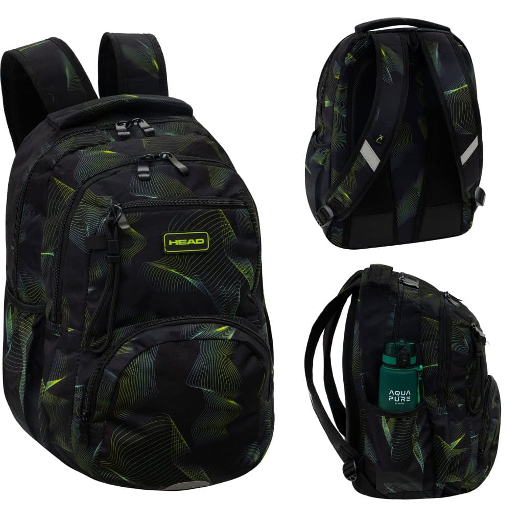 Рюкзак "Head" GREEN WAVE 3від.2карм. №AB200/502026056