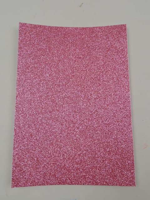 Фоамиран А4 с глиттером,розовый,толщина EVA,клейкий №GL-EVA-1-ADH-006(5)(1000)