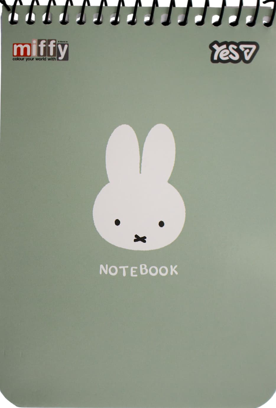 Блокнот пруж. верх. А6 80арк. кліт. карт. My Miffy №152322/Yes/