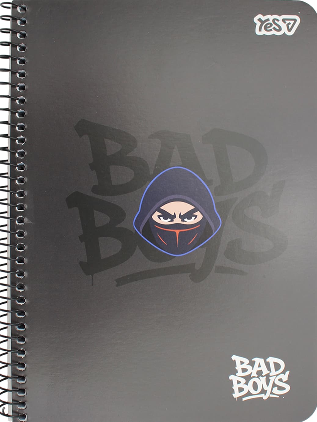 Блокнот пруж. А5 80л. клет. карт. обл. ВД-лак Bad boys №152440/Yes/(60)