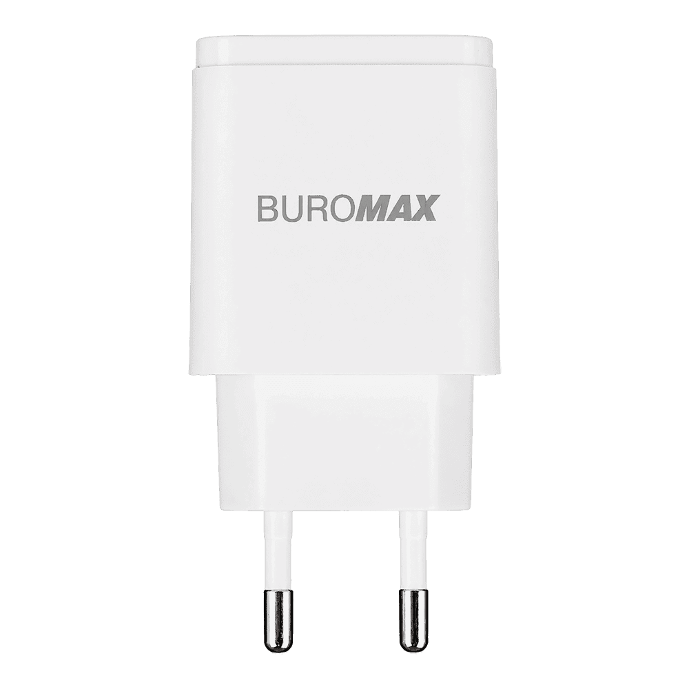 Зарядний пристрій Buromax №BM.0655 USB LED індикатор, білий