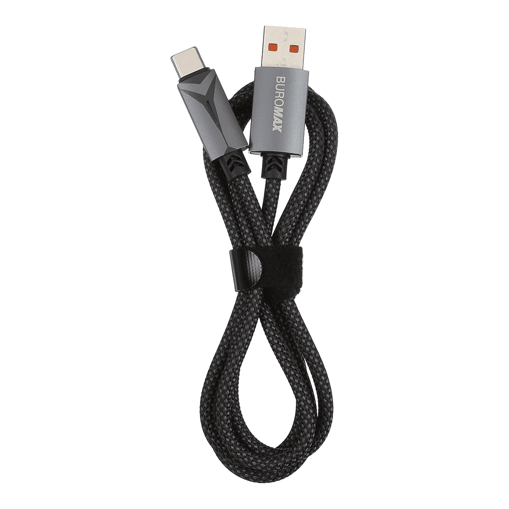 Кабель USB > Type-C Buromax 1м чорний №BM.0605