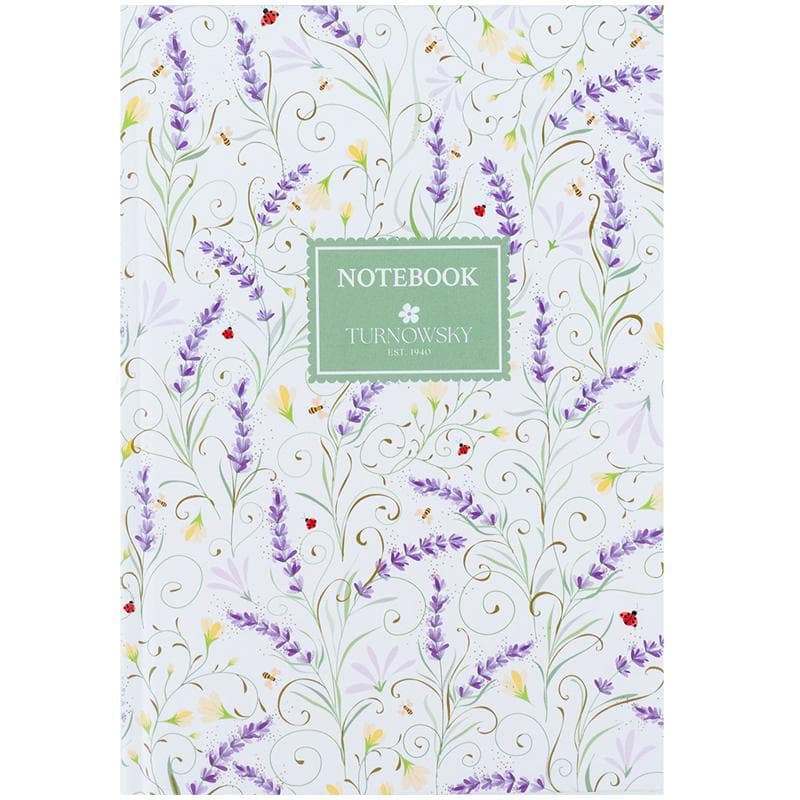 Блокнот А5 96арк. кліт. тв. обкл. "Turnowsky Floral 3" №8457-12-A-TR/Axent/(20)