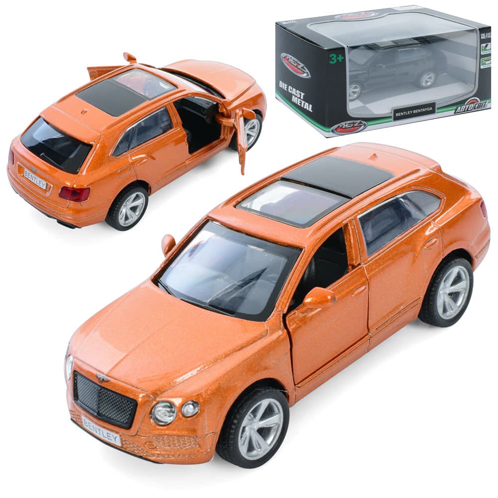 Джип метал. інер-ий "Автосвіт" Bentley Bentayga (1:45) 11,5см,відчин. двері №AS-3057