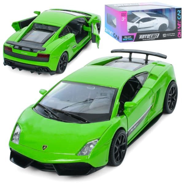 Машина метал. інер-а, "Автосвіт" Lamborghini Gallardo12,5см №AS-3090(36)