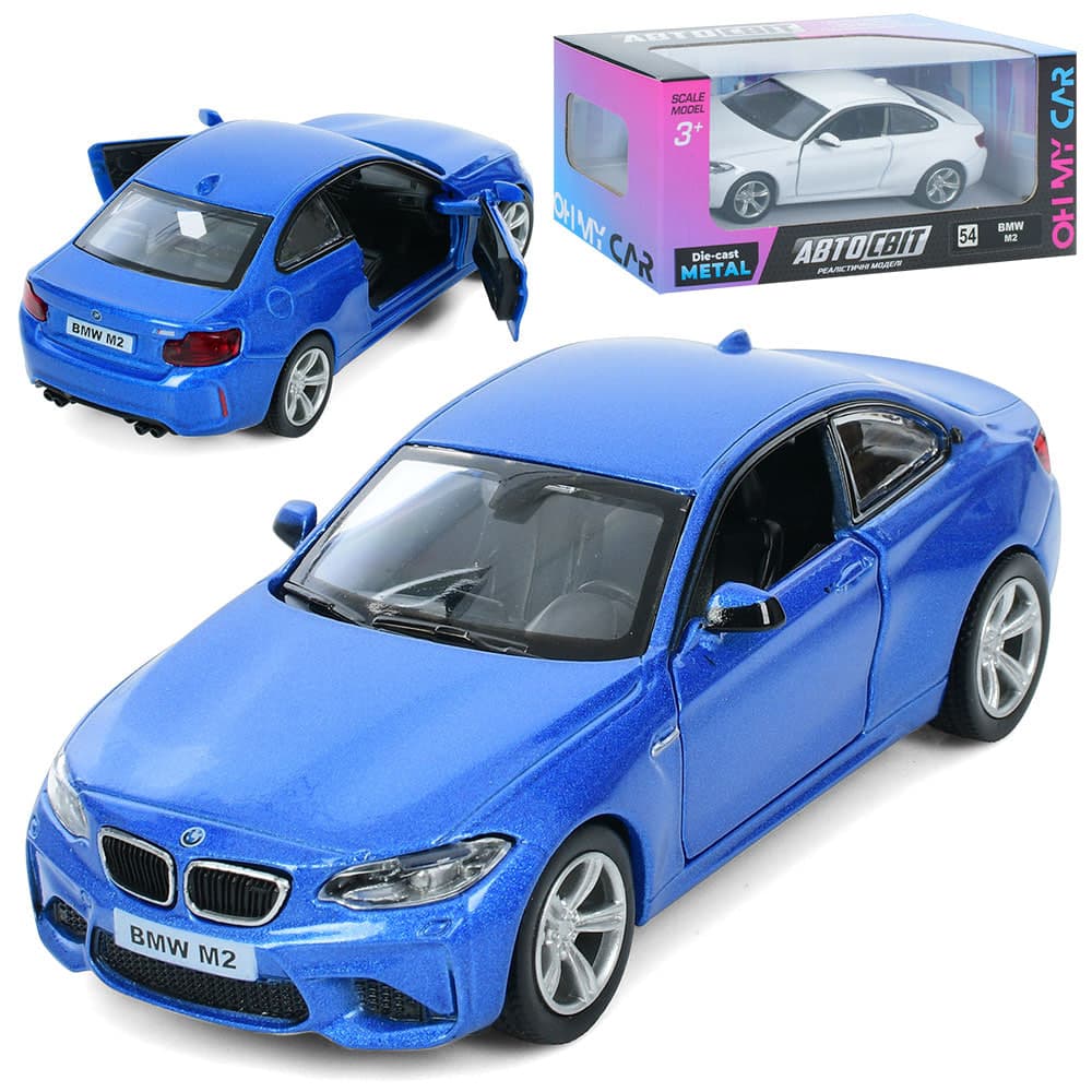 Машина метал. інер-а, "Автосвіт" BMW M2 COUPE 11,5см №AS-3099(36)