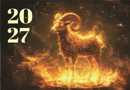 Календар кишеньковий "Палаючий козел" 2027 двостор.