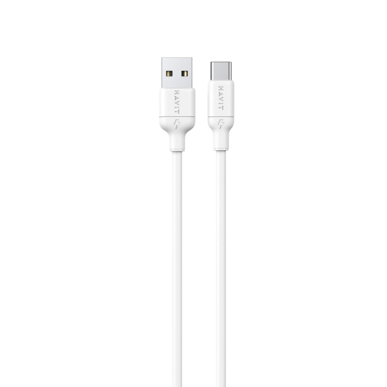 Кабель USB > Type C Havit CB674 3A 1м white силіконовий