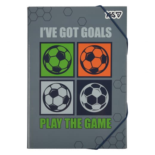 Папка для праці А4 "1В" №500255 "Football" на рез. картон(20)