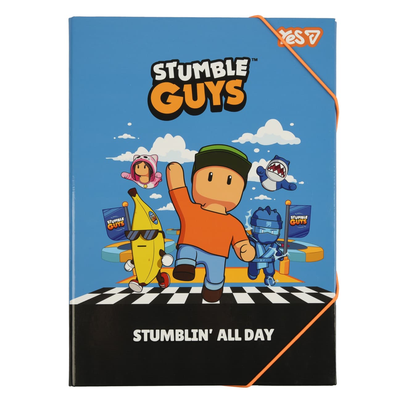 Папка для праці А4 "Yes" №500253 "Stumble Guys" на рез. картон(20)