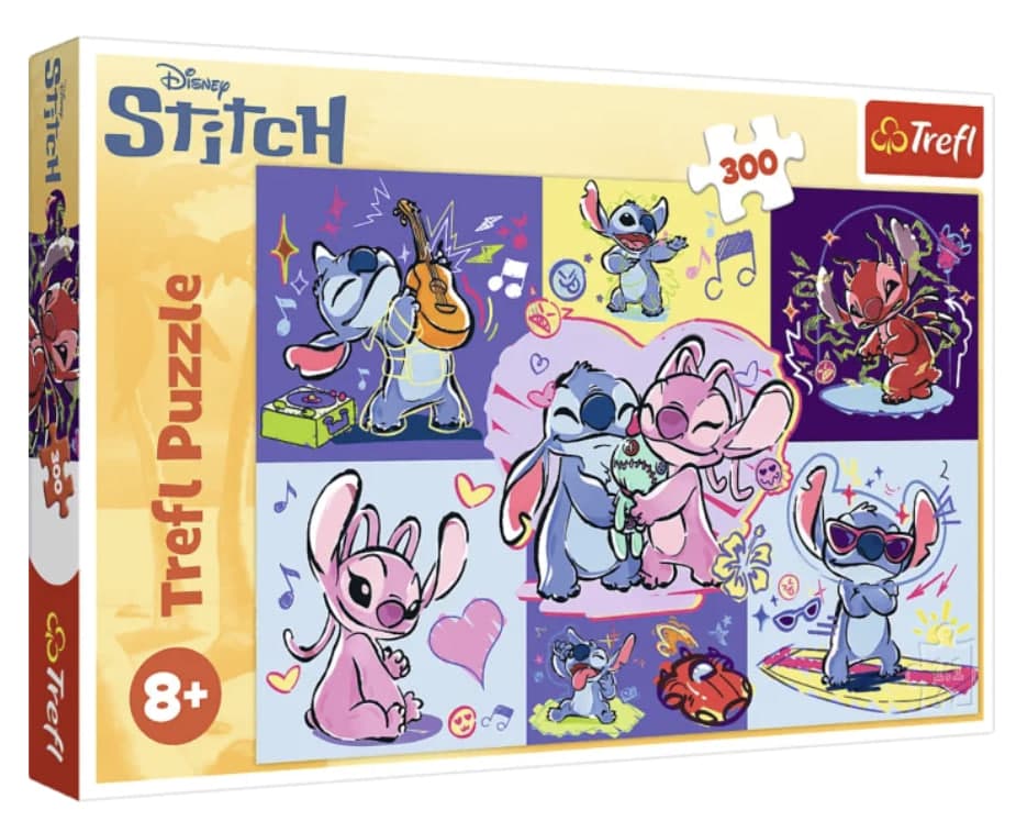 Пазли Trefl 300ел. Disney Lilo&Stitc Божевільний Стіч №23033