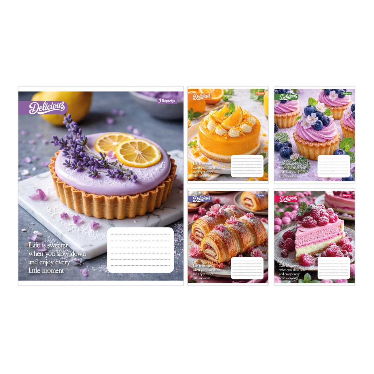 Зошит 36арк. кліт. 1В Cake №769142(15)(240)