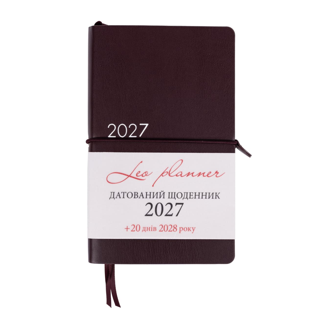 Щоден. А5 "Leo Planner" дат2027 176арк. Glory м'яка обкл.,коричневий №252718
