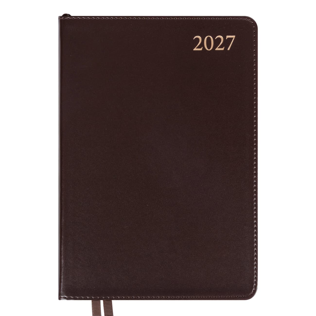 Щоден. А5 "Leo Planner" дат2027 184арк. Aldento інтегр. обкл.,темно-коричневий №252733