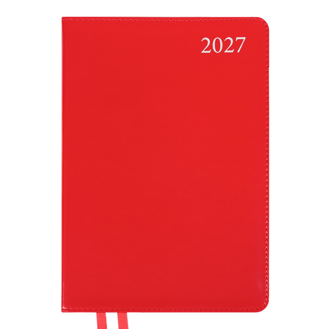 Щоден. А5 "Leo Planner" дат2027 184арк. Aldento інтегр. обкл.,червоний №252731