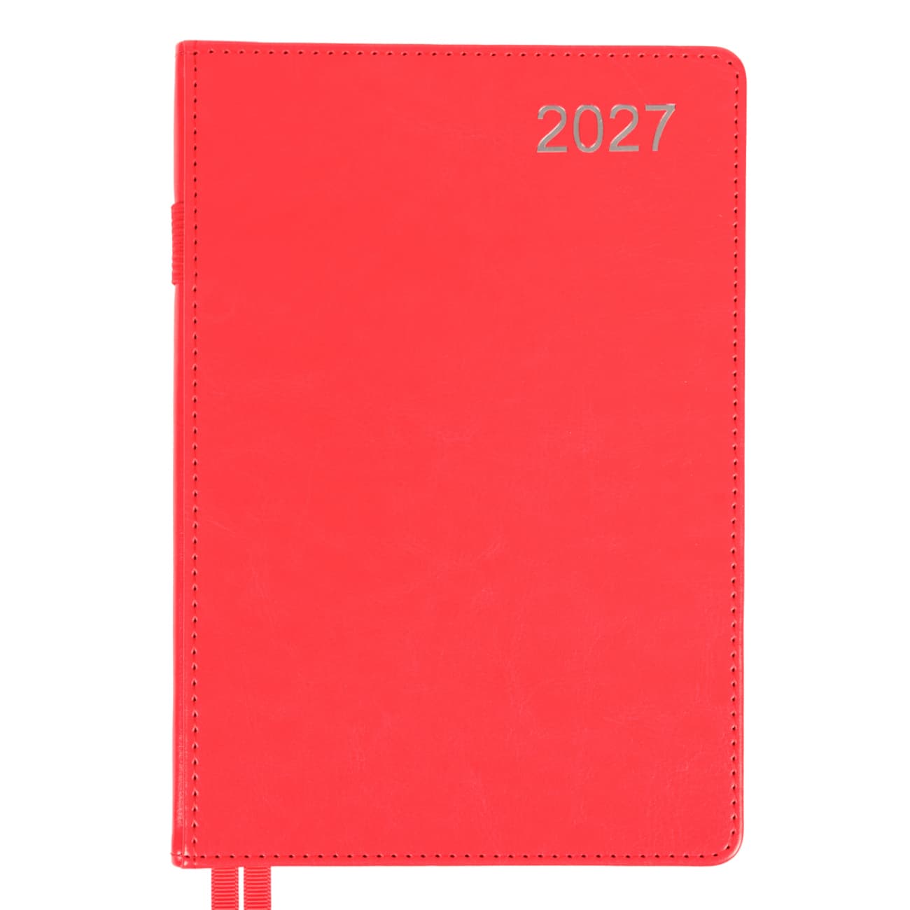 Щоден. А5 "Leo Planner" дат2027 184арк. City тв. обкл.,червоний №252751