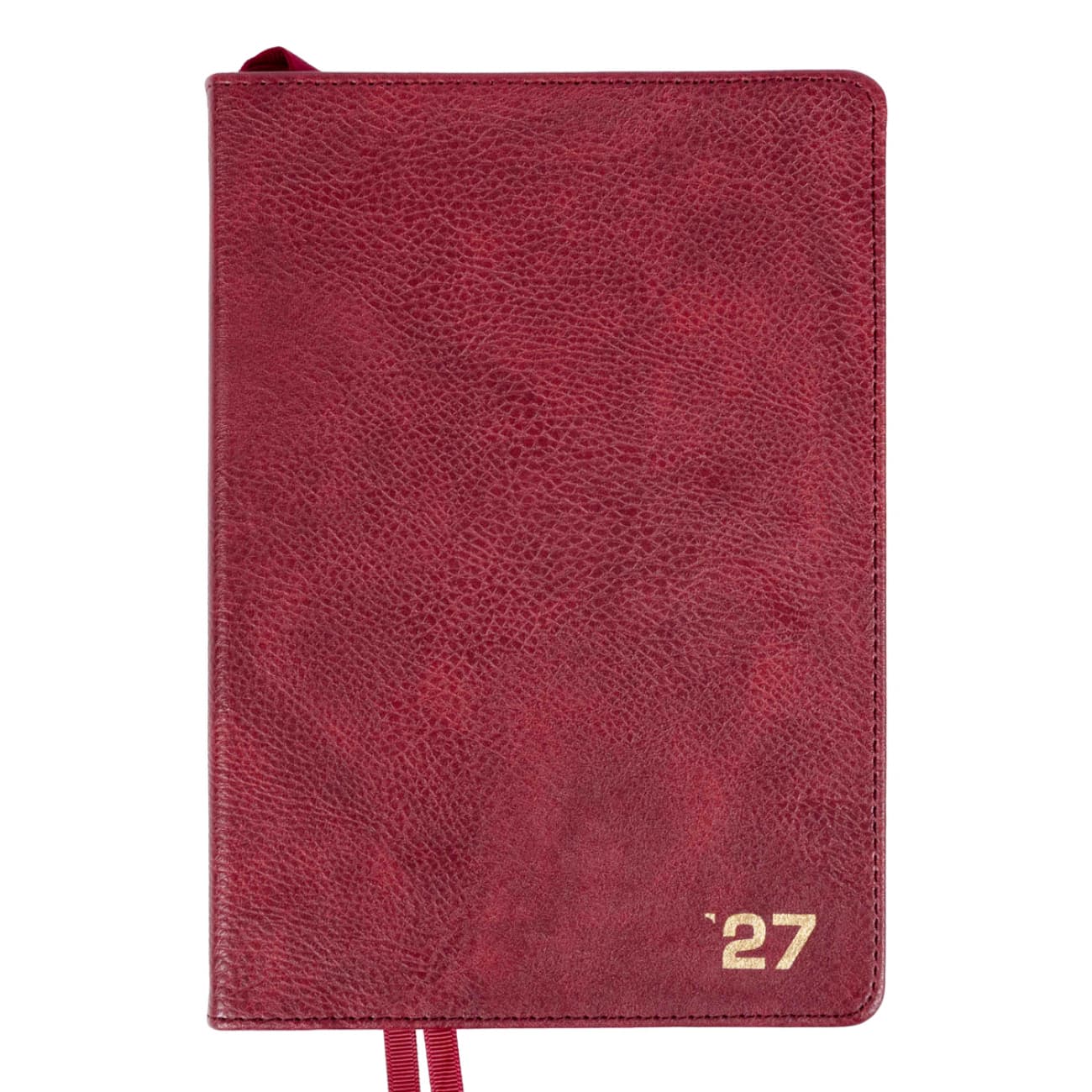 Щоден. А5 "Leo Planner" дат2027 184арк. Prime інтегр. обкл.,бордовий №252729