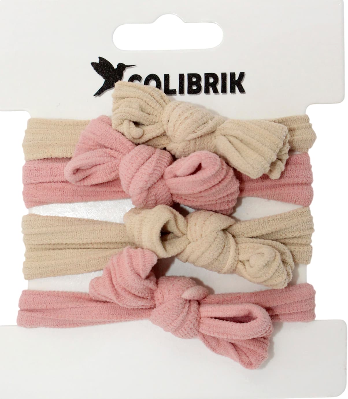Набір резинок-бантики (4шт) №BH26316/Pink collection/