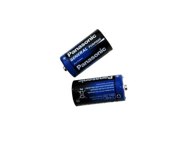 Батарейки Panasonic zinc carbon R-14 плівка 2 шт (12) (240)