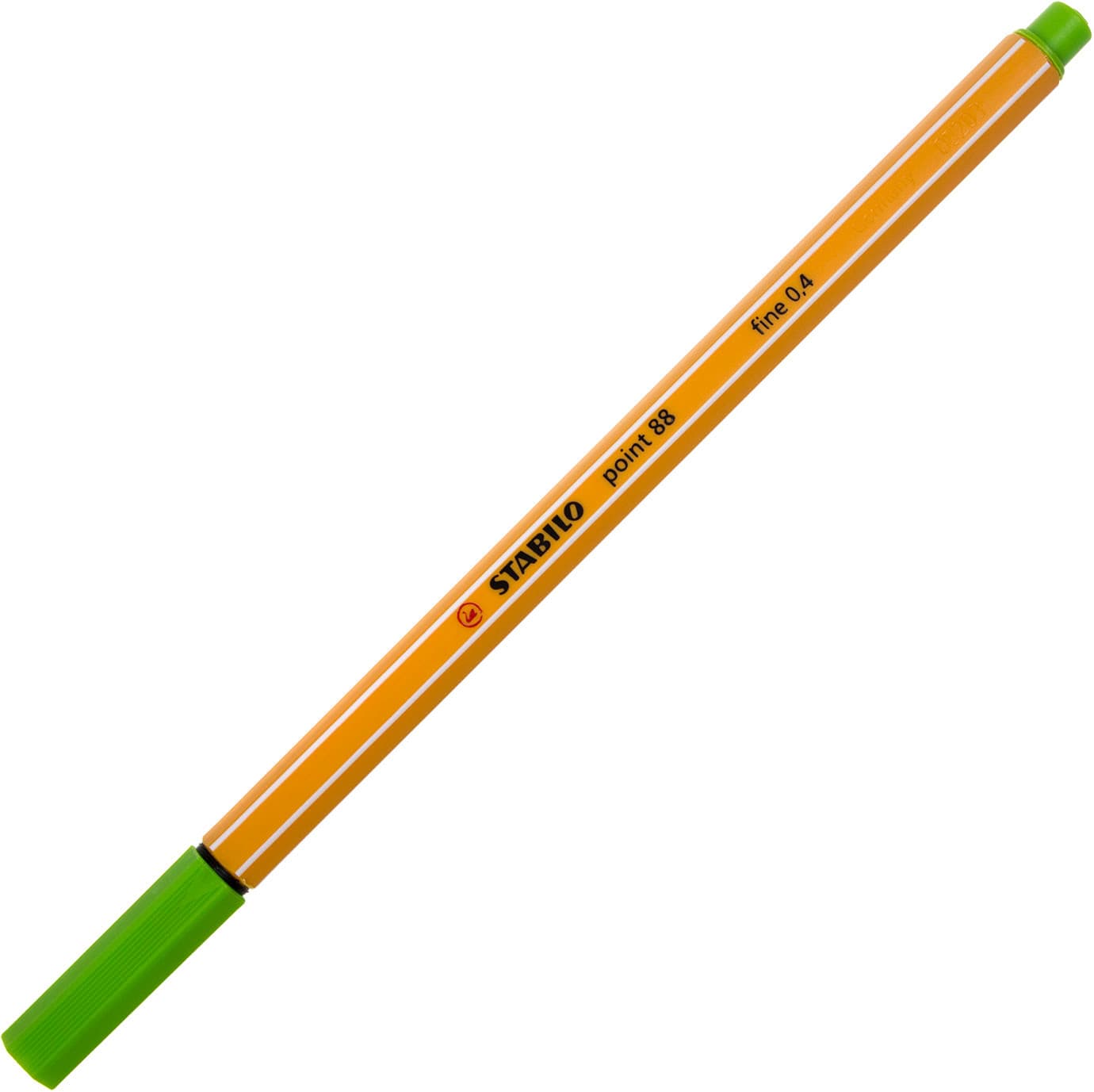 Файнлайнер Stabilo 88 0,4 мм apple green/зелене яблуко (10) 33