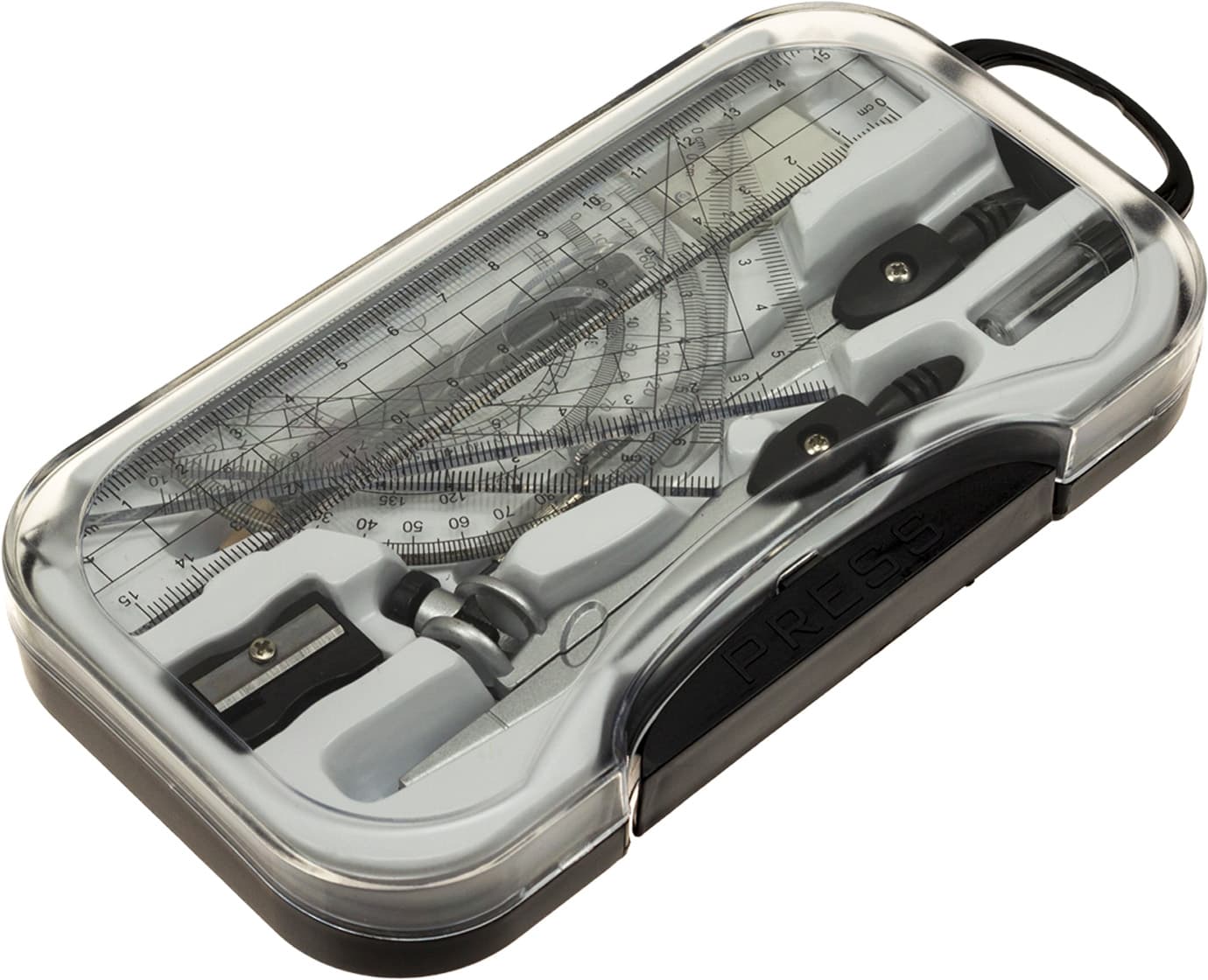 Готовальня "Economix/Maxi" 8предм.,чёрная,в футляре №E81426/MX81426(12)(96)
